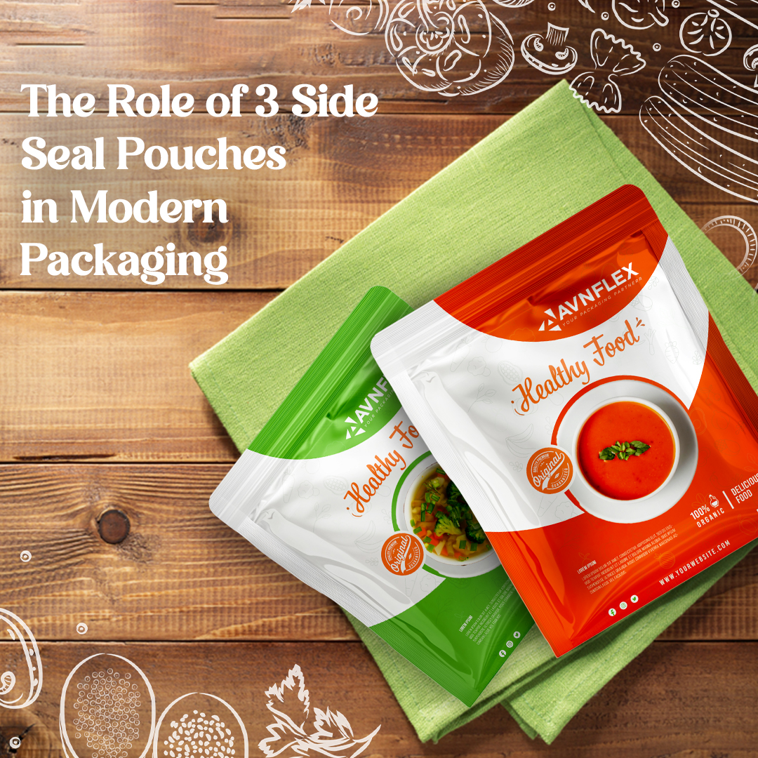 The Role of 3 Side Seal Pouches in Modern Packaging