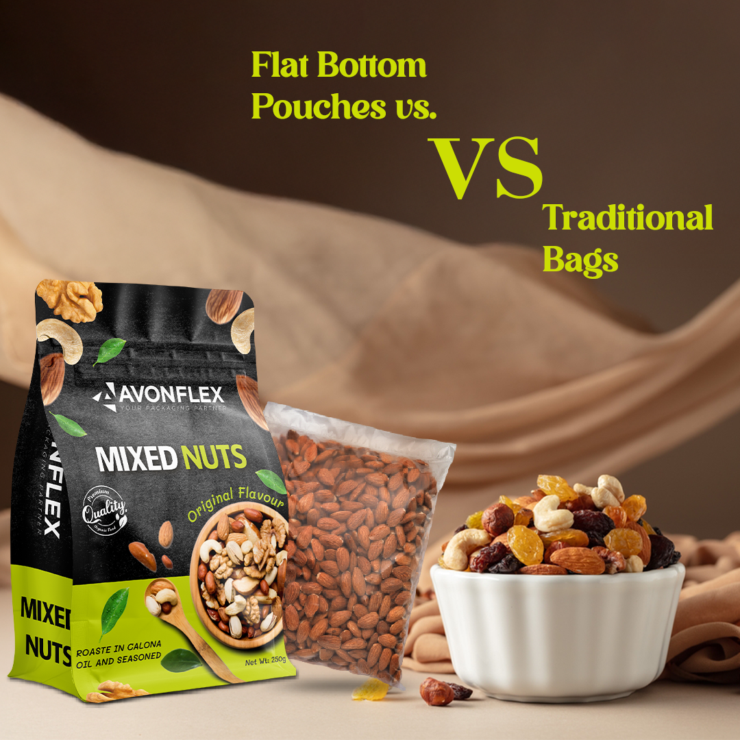 Flat Bottom Pouches vs. Traditional Bags