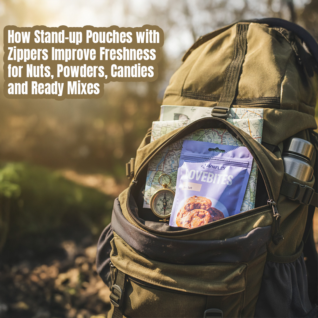 How Stand-Up Pouches With Zippers Help Keep Nuts, Powders, Candies and Ready Mixes Fresh