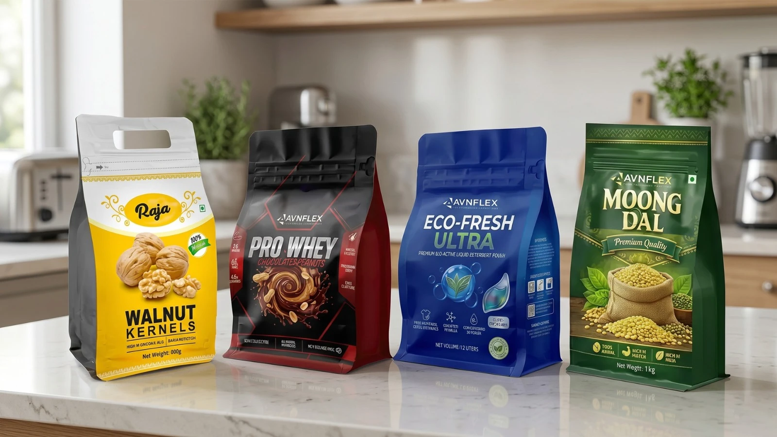 Flat Bottom Pouches: The Future of Food Pouch Packaging