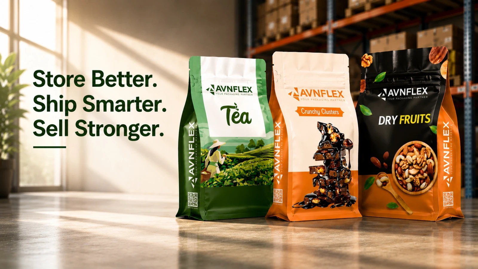 Storing Products Is Not a Big Issue: Flat Bottom Pouches Are Ideal for It