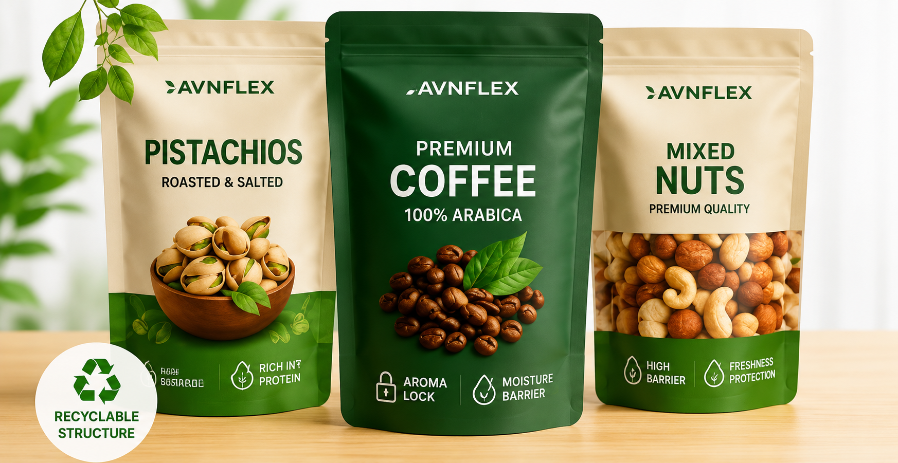 Recyclable Stand-Up Pouches
